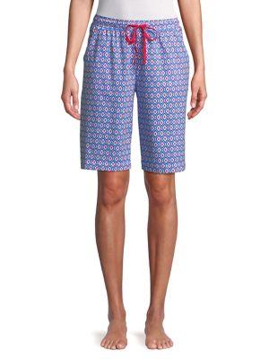 Karen Neuburger Geometric Printed Bermuda Shorts
