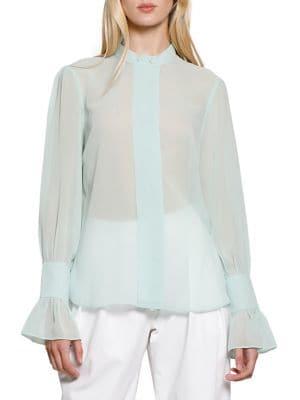 Walter Baker Flounce Georgette Top