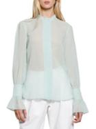 Walter Baker Flounce Georgette Top