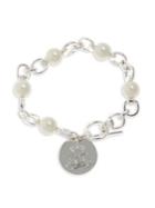 Ralph Lauren Faux Pearl Chain Bracelet