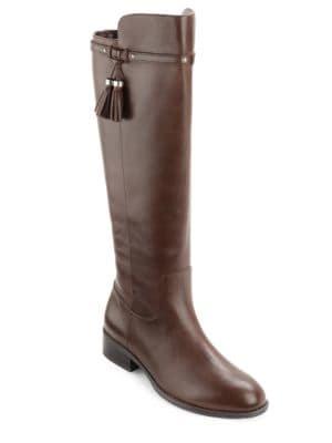 Lauren Ralph Lauren Marsalis Wide Calf Leather Riding Boots