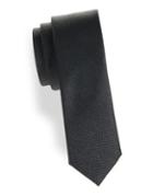 Black Brown Textured Tie