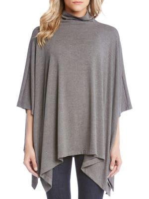 Karen Kane Funnelneck Sweater Poncho