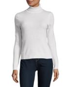 Lord & Taylor Petite Solid Cashmere Pullover