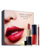 Estee Lauder Bold Beauty Rose Lips 3-piece Set