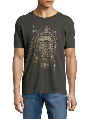 Lucky Brand Gamble Skull Tee