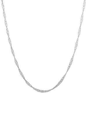 Lord & Taylor 925 Sterling Silver Chain Necklace