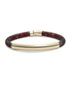 Kenneth Cole New York Red Items Mesh Tube Crystal Bracelet