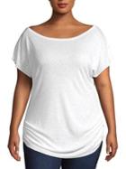 Rachel Rachel Roy Plus Ruched Side T-shirt