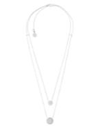 Michael Kors Brilliance Layered Disc Chain Necklace