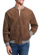 Weatherproof Rib-trimmed Bomber Jacket