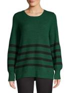 Michael Michael Kors Striped Crewneck Sweater Tunic