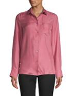 Weekend Max Mara Long-sleeve Silk Shirt