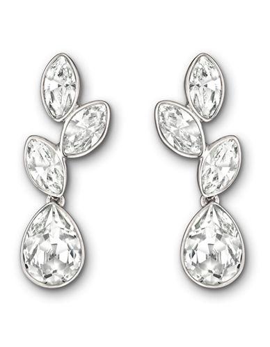 Swarovski Tranquility Silvertone & Crystal Drop Earrings
