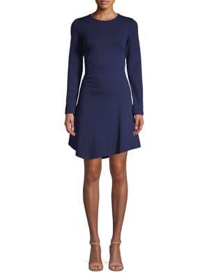 Vince Camuto Long-sleeve Fit-&-flare Dress