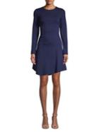 Vince Camuto Long-sleeve Fit-&-flare Dress