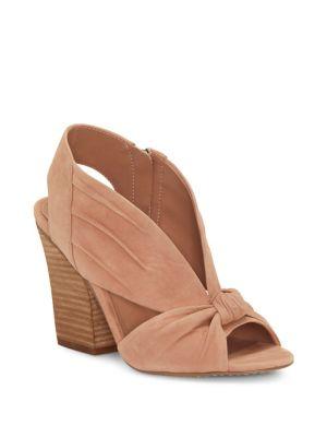 Vince Camuto Kerra Knot Vamp Suede Sandals