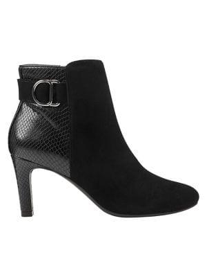 Bandolino Lanna Suede Heeled Booties