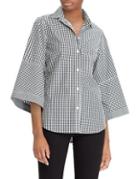 Lauren Ralph Lauren Petite Gingham Cotton Button-down Shirt