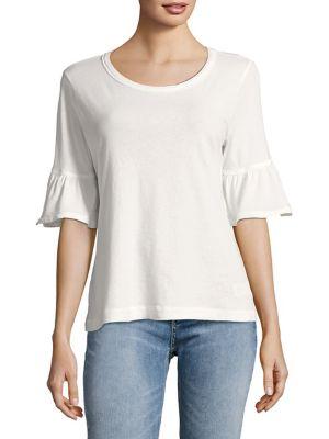 Splendid Short Bell Sleeve Top