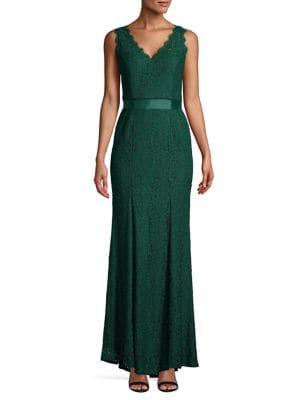 Adrianna Papell Belted A-line Dress