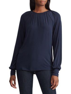 Lauren Ralph Lauren Raglan-sleeve Stretch Top