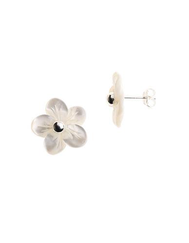 Lord & Taylor Sterling Silver Flower Stud Earrings
