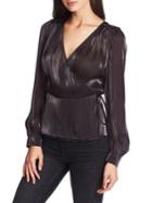 1.state Wrap-front Blouse