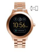 Fossil Q Venture Stainless Steel Bracelet Touchscreen Smartwatch
