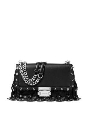 Michael Michael Kors Small Sloan Chain Leather Shoulder Bag
