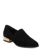 424 Fifth Valencia Suede Loafers