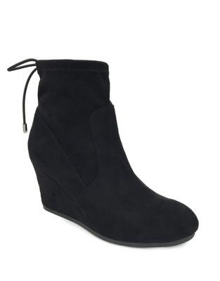 Lexi And Abbie Sloan Faux Stretch Suede Booties