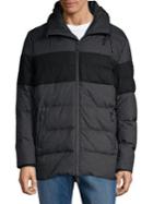 Karl Lagerfeld Quilted Hooded Jacket