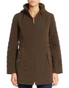 Gallery Hooded Quilted Coat