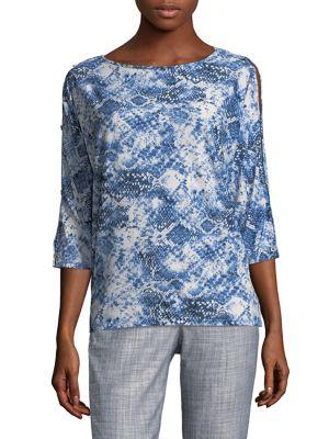 Jones New York Boatneck Blouse