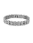 Lord & Taylor Laser Railroad Link Bracelet