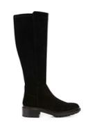 Aquatalia Olivia Suede & Stretch Suede Tall Boots