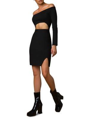 Tiger Mist Nova One-shoulder Mini Dress