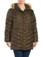 Andrew Marc Renee Faux Fur-trimmed Down Puffer Coat