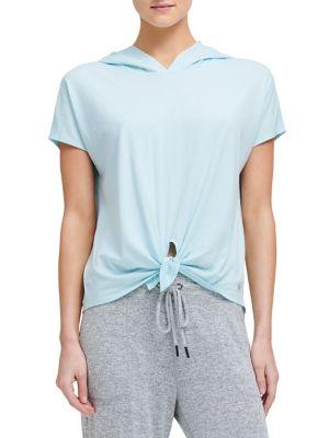 Dk Active Front Knot Short-sleeve Top