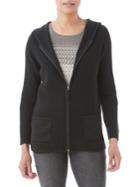 Olsen Hooded Zip Cardigan