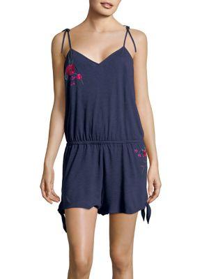 Josie Floral Embroidered Romper