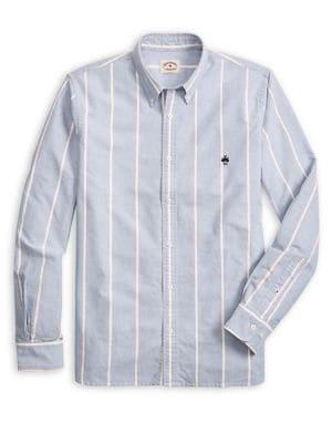 Brooks Brothers Red Fleece Striped Oxford Shirt
