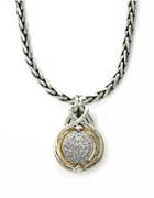 Effy Balissima Diamond Accented Pendant In Sterling Silver With 18k Yellow Gold