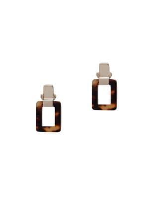 Ralph Lauren Crystal Link Drop Earrings