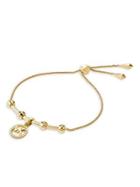 Michael Kors Custom Kors 14k Gold Plated Slider Bracelet