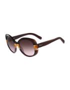 Salvatore Ferragamo 54mm Oval Sunglasses