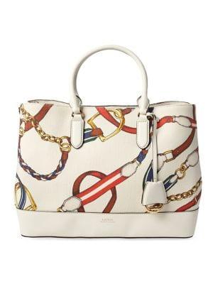 Lauren Ralph Lauren Marcy Equestrian Satchel