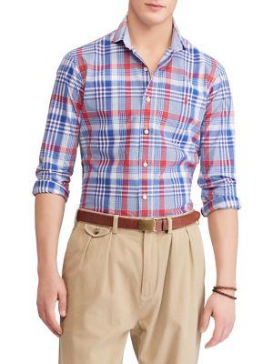Polo Ralph Lauren Classic-fit Plaid Button-down Shirt