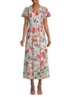 French Connection Cadencia Cari Floral Maxi Dress